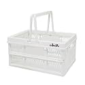 Plastic crates for storage,plastic baskets for organizing,14.96x9.84x7.87"