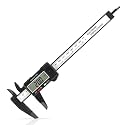 Plastic Digital vernier caliper, 6 inch with Large LCD Screen, Electronic Vernier Caliper Gauge Micrometer