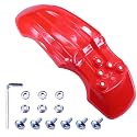 Plastic Front Wheel Mud Guard Motorcycle Fender Protector Red