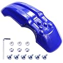 Plastic Front Wheel Mud Guard Motorcycle Fender Protector Blue