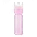 Plastic - Hair Oil Applicator Comb With Bottle (multicolor), 120 ml