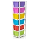 Plastic Multipurpose Storage Modular Drawer with Large Space and Anti-Slip Shoes (6)