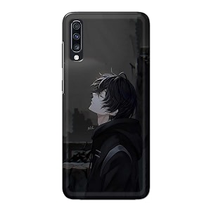 plastic printfidaa printed hard back cover case for samsung galaxy a70  samsung galaxy a70s back cover famous anime cartoon character -112 multicolor