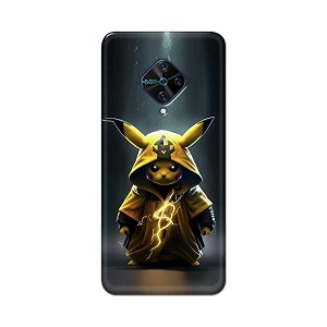 plastic printfidaa printed hard back cover case for vivo s1 pro back cover cartoon cat -112 blue