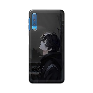 plastic printfidaa printed hard back cover case for samsung galaxy a7 2018 back cover famous anime cartoon character -112 multicolor