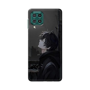 plastic printfidaa printed hard back cover case for samsung galaxy f62  samsung galaxy m62 back cover famous anime cartoon character -112 black