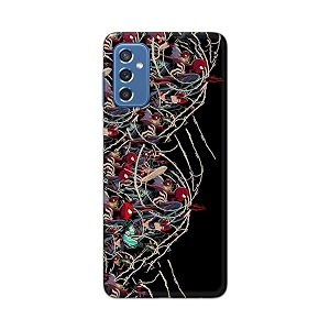 plastic printfidaa printed hard back cover case for samsung galaxy m52 5g back cover famous cartoon character -112 multicolor