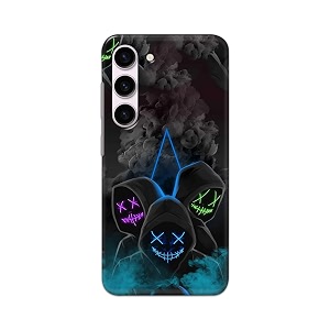 plastic printfidaa printed hard back cover case for samsung galaxy s23 5g back cover mask man -112 multicolor