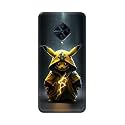 Plastic Printfidaa Printed Hard Back Cover Case For Vivo S1 Pro Back Cover (Cartoon Cat) -112, Blue
