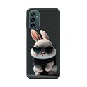 Plastic Printfidaa Printed Hard Back Cover Case For Samsung Galaxy F23 5G | Samsung Galaxy M23 5G Back Cover (Cool Baby Rabbit) -112, Multicolor