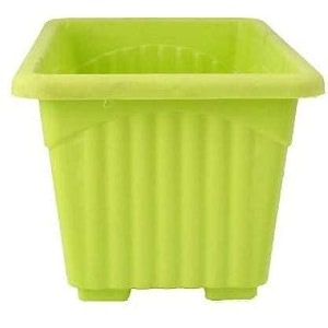 rectangular planter for home gardeningbalcony pack of 2 6 inch plastic window planter pot set for home decorgardening pack of 4 green amp white