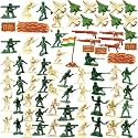 Plastic Soldier Army Toys for Kids 65PCs Warrior Fighter Army Figure Set for Children Militery Army Base Camp Toy for Boys & Girls Battlefield Playset Decor & Education Toys for 3+ Year Old