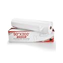 Plastic Table Cloth, 90 In X 300 Ft Extra Wide Plastic Tablecloth Roll