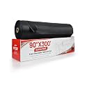 Plastic Table Cover Roll, 90 In X 300 Ft Extra Wide Disposable Tablecloth