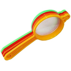 plastic tea and coffee strainers multicolour set of 4 colour may vary