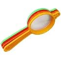 Plastic Tea and Coffee Strainers, Multicolour (Set of 4) Colour May Vary