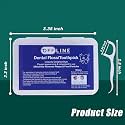 Offline Dental Floss and Toothpicks Set for Teeth &amp; Gum Cleaning, Pack of 3