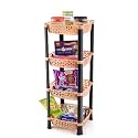 Plastic Vegetable Basket Rack | Fruit &amp; Potato Storage Organizer | Plastic | Ivory | 4 Layer