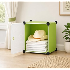 12 door plastic wardrobe for kids - cupboard for clothes storage rack almirah for clothes baby collapsible wardrobe multi-purpose kids storage organizer for bookstoyliving room
