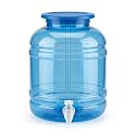 Plastic Water Dispenser 10L for 20 Litre Bottle Jar with Tap | Water Motka | Pani Motka Jar Water Contenar BPA Free Plastic, Blue Pack of 1