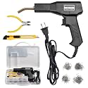 Plastic Welder Kit for Bumper, 800 Staples, Hot Stapler Welding Gun, Welding Repair Kit with Carry Case, 6 Types Staples, Plastic Repair DIY Tools