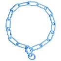 Platinum Pets 26-Inch x 4mm Coated Fur Saver Collar, Large, Sky Blue