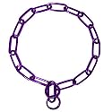 Platinum Pets Coated Fur Saver Chain Training Collar, 27-Inch by 4mm, Purple