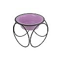 Platinum Pets Olympic Single Diner Feeder with Stainless Steel Dog Bowl, Small, Sweet Lilac