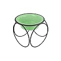 Platinum Pets Olympic Single Diner Feeder with Stainless Steel Dog Bowl, Small, Mint Green