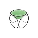 Platinum Pets Platinum Pets 1-Cup Olympic Single Diner Stand with Wide Rimmed Bowl, Winter Mint