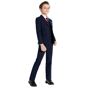 Plavict Boys Suits Slim Fit 5 Piece