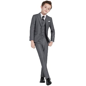 Plavict Boys Suits Slim Fit 5 Piece