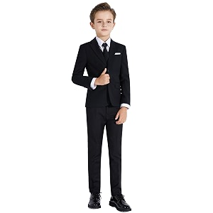 Plavict Boys Suits Slim Fit 5 Piece