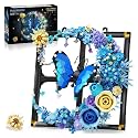 PLAXSOON Moon Flower Building Set with Lights for Adults Women Teens 12+