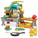Play-Doh Super Sizzlin' Kitchen Playset, Realistic Cooking Toy Sounds, 25+ Play Foods to Create, Kids Arts & Crafts 3+