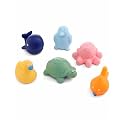 Play Nation Premium Bath Toys for Babies, Style Squeeze Toy for Toddlers, Chu Chu Toys for Newborn Baby,Bathtub Floating Animal Toy,Pack of 6,BIS Certified,Multicolor,0-2 Years,Ocean Animal,Ideal Gift