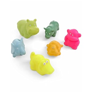 play nation premium bath toys for babies style squeeze toy for toddlerschu chu toys for newborn baby bathtub floating animal toy pack of 6bis certifiedmulticolor0-2 years jungle animal