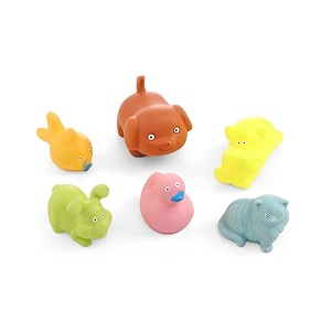 play nation premium bath toys for babies style squeeze toy for toddlerschu chu toys for newborn baby bathtub floating animal toy pack of 6bis certifiedmulticolor0-2 years pet animal
