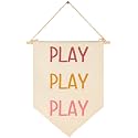 Play Play-Nursery Wall Flag Decor, Bedroom Decor,Playroom Sign, Decoration,Banner Pennant Gift for Newborn Boys Girls Kids,Baby Gift Shower for Baby Daguther Son,New Home Birthday Present