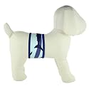 PlayaPup Male Dog Belly Band, Shark Blue, XX-Small
