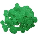 Playfully Ever After Green Felt Circle Stickers (1 inch - 100pc)