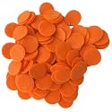 Playfully Ever After Orange Craft Felt Circles (3/4 Inch - 150pc)