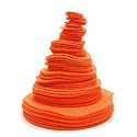 Playfully Ever After Orange Craft Felt Circles (Mixed Size Pack - 56pc)