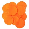 Playfully Ever After Orange Craft Felt Circles (4 Inch - 19pc)