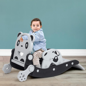 playgro 2 in 1 rocking panda slide  rocker  junior play indooroutdoor for kids