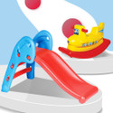 PLAYGRO Combo Pack My First Slide & Aeroplane Ride-On Rocker Toys for Kids & Toddler (Red, Blue, Yellow)