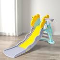 PLAYGRO Carrot Slide for Kids | Indoor and Outdoor Toddler Slide with Basketball Hoop | Freestanding Garden Slides | Fisalpatti | Baby Slider Toy for Boys & Girls for 2+ Years