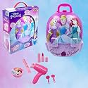 PlayMagic Princess Portable Backpack Dressing Set Makeup Toy | Pretend Play Set with Makeup Accessories for Kids | Suitcase Toy Gift for Girls