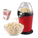 Playpulse® (2-Year Warranty) Hot Air Popcorn Maker – Oil-Free, 1200W Electric Popper Machine for Healthy Homemade Snacks, Fast & Fun for Families and Parties
