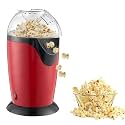 Playpulse® (2-Year Warranty) Oil-Free Electric Popcorn Maker – 1200W Hot Air Popper Machine for Healthy Snacks, Easy Operation, Great for Home, Parties, Kids & Adults